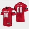 Louisville Cardinals Custom Jersey College Football Red