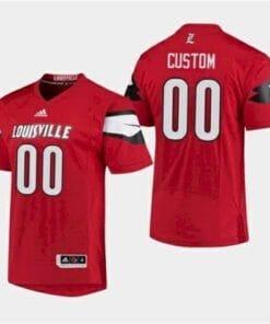 Louisville Cardinals Custom Jersey College Football Red