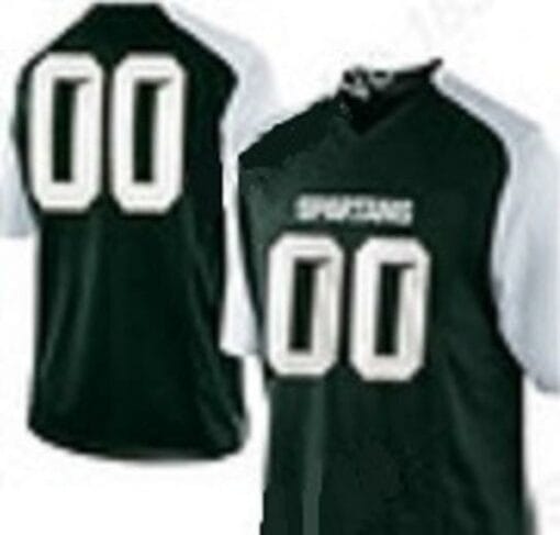 Michigan State Custom Jersey Style Football Style 1