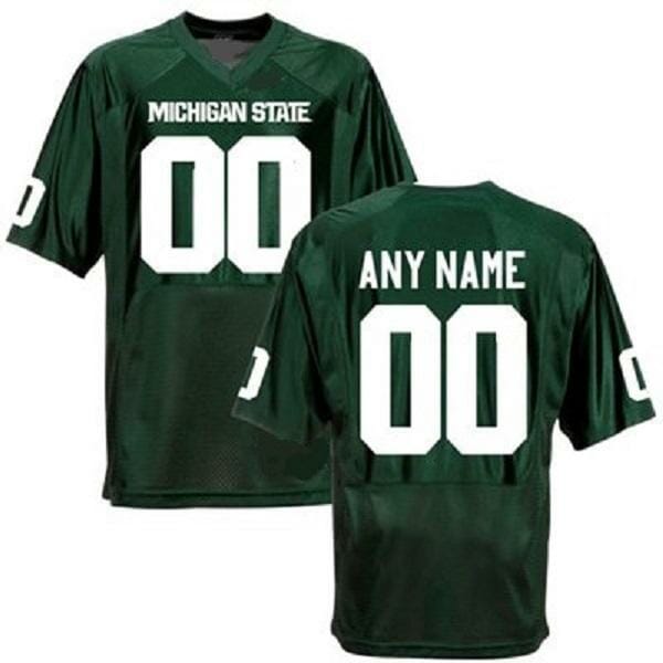 Custom Michigan State Football Jersey Customizable Football Jersey Style 3