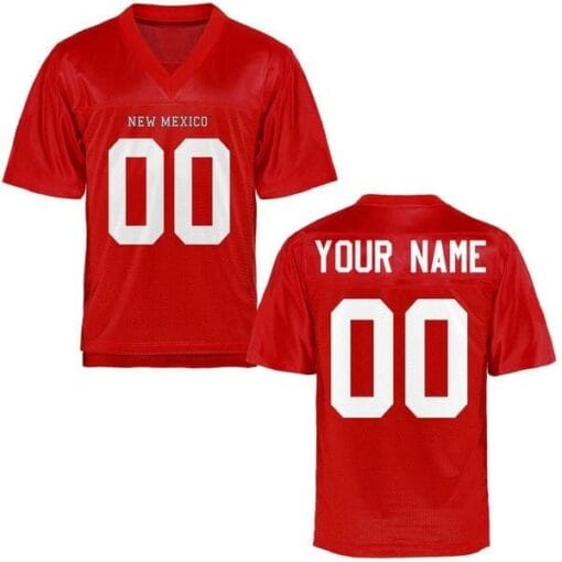 New Mexico Lobos Custom Jersey College Football NCAA