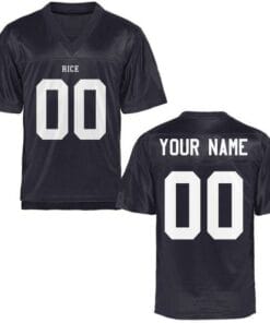 Rice Owls Custom Jersey Football NCAA Black