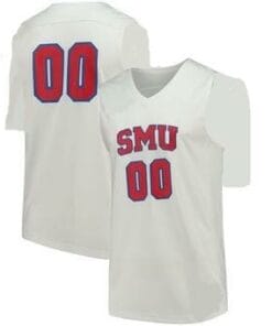 SMU Mustangs Custom Jersey Football Style 1
