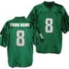 USF Custom Jersey Football NCAA Green
