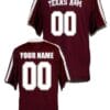 Custom Texas A&M Aggies Jersey Football Jersey Style 1