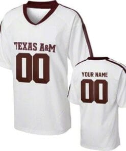 Custom Texas A&M Aggies Jersey Football Jersey Style 2