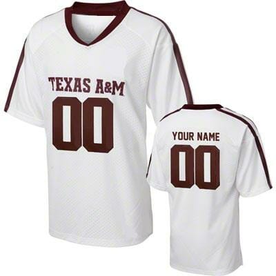 Custom Texas A&M Aggies Jersey Football Jersey Style 2