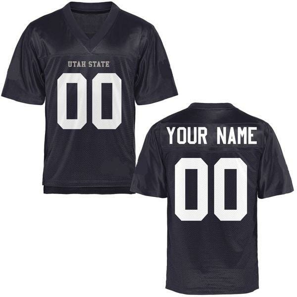 Custom Utah State Jersey Football Style 1