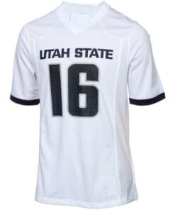 Custom Utah State Jersey Aggies Style Football Style 3