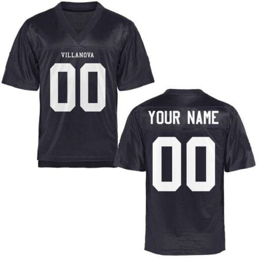 Villanova Wildcats Custom Jersey Football Black