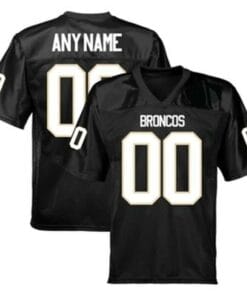 Western Michigan Custom Jersey Football Black