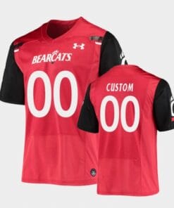 Custom Cincinnati Bearcats Jersey Name and Number Red Under Armour Replica Football Jersey