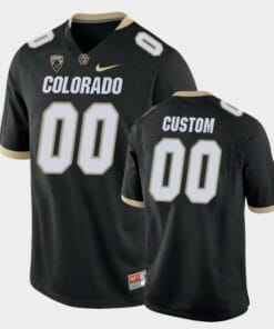 Custom Colorado Buffaloes Jersey Name and Number Black College Football Game Jersey