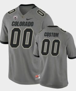 Custom Colorado Buffaloes Jersey Name and Number Gray College Football Alternate Game