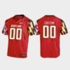 Custom Maryland Terrapins Jersey Name and Number College Football Replica Under Armour Red Jersey