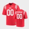 Custom Ole Miss Football Jersey Name and Number Red College Football Game Jersey