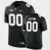 Custom Purdue Boilermakers Jersey Name and Number Black College Football Game