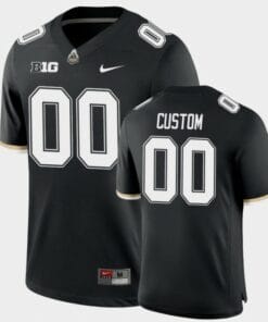 Custom Purdue Boilermakers Jersey Name and Number Black College Football Game