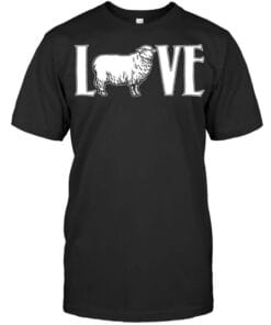 Love Goat T Shirt Unisex Short Sleeve Classic Tee