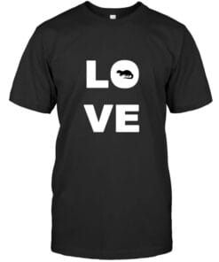 Otter Love T Shirt Unisex Short Sleeve Classic Tee