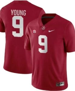 New Alabama Crimson Tide #9 Bryce Young Jersey Football Game Jerseys - Crimson