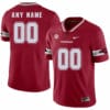 Custom Arkansas Razorback Football Jersey Name and Number Football Jersey SEC Patch Red
