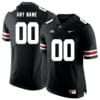 Custom Ohio State Football Jersey Big Patch Black White