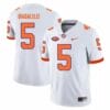 Clemson Tigers #5 DJ Uiagalelei Jersey NCAA College Football White
