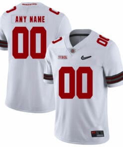 Custom Ohio State Jersey Football Diamond Patch White