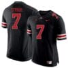 Ohio State Buckeyes #7 CJ Stroud Jersey Blackout NCAA College Football
