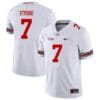 Ohio State Buckeyes #7 C.J. Stroud White NCAA College Football Jersey