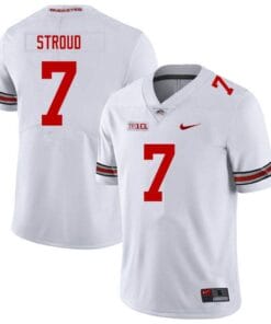 Ohio State Buckeyes #7 C.J. Stroud White NCAA College Football Jersey
