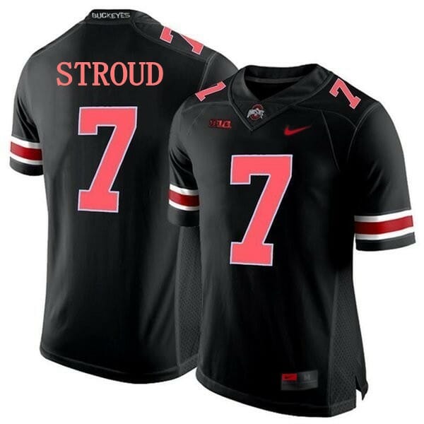 CJ Stroud Jersey Ohio State Buckeyes #7 NCAA College Football Black