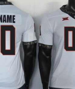 Custom Oklahoma State Jersey Cowboys College Football White