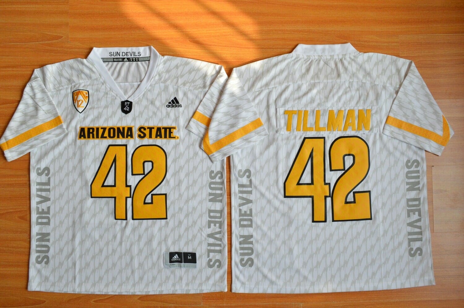 Arizona State Sun Devils #42 Pat Tillman Jersey NCAA Football White