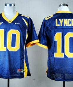 California Golden Bears #10 Marshawn Lynch Jersey Football Blue