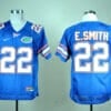 Florida Gators #22 Emmitt Smith Jersey College Football Blue