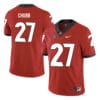 Georgia Bulldogs #27 Nick Chubb Jersey College Football Red