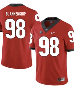 Georgia Bulldogs #98 Rodrigo Blankenship Jersey College Football Red