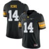 Iowa Hawkeyes #14 Desmond King Jersey NCAA College Football Black