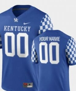 Kentucky Football Jersey Custom Name and Number College Game Royal