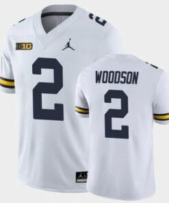 Michigan Wolverines #2 Charles Woodson Jersey White College Football