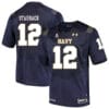 Navy Midshipmen #12 Roger Staubach Jersey College Football Stitched