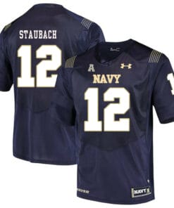 Navy Midshipmen #12 Roger Staubach Jersey College Football Stitched