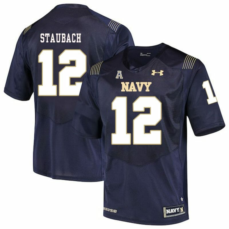 Navy Midshipmen #12 Roger Staubach Jersey College Football Stitched