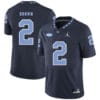 North Carolina Tar Heels #2 Jordon Brown Jersey NCAA Football Black