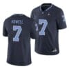 North Carolina Tar Heels #7 Sam Howell Jersey College Football Navy Blue
