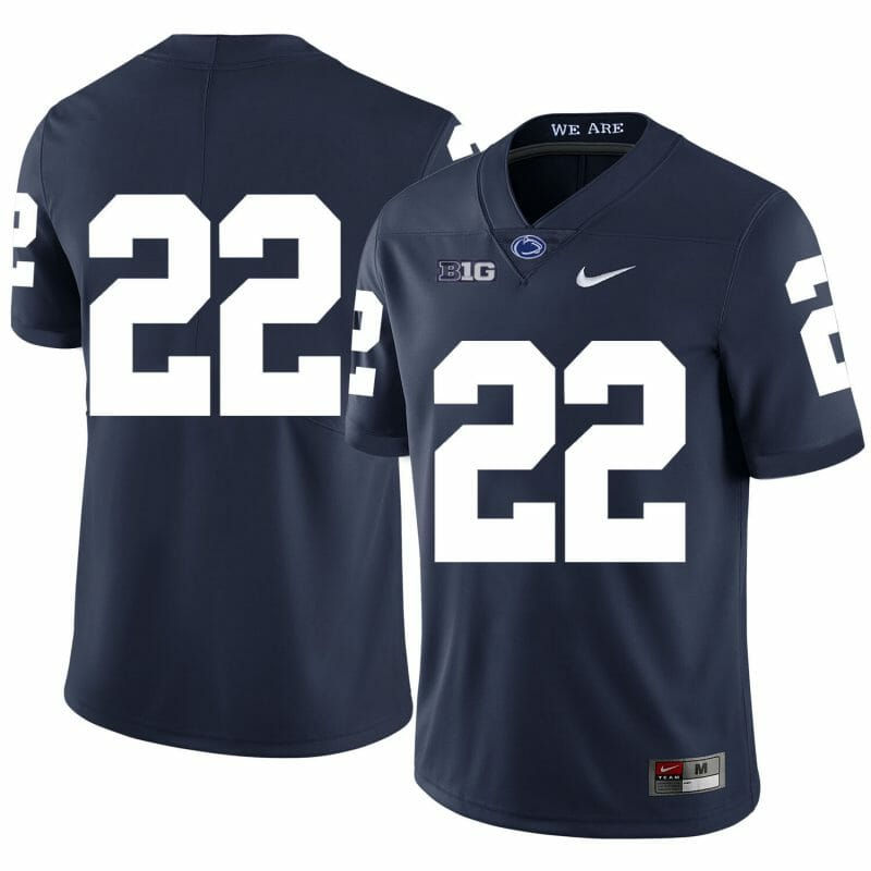 Penn State Nittany Lions #22 John Cappelletti Jersey Football No Name Blue