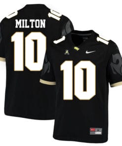 UCF Knights #10 Mckenzie Milton Jersey NCAA College Football Black