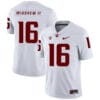 Washington State Cougars #16 Gardner Minshew II Jersey Football White